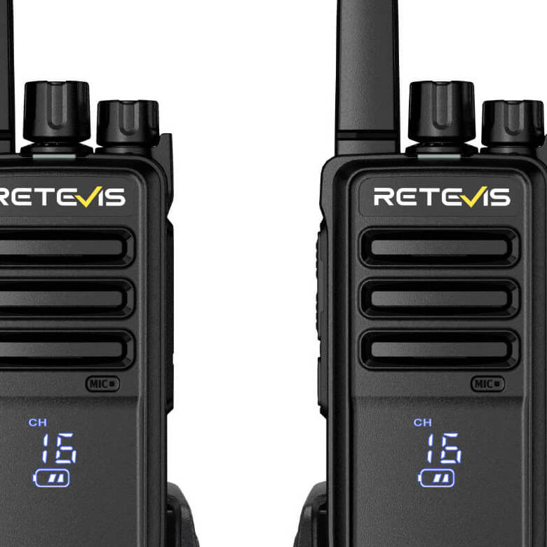 Retevis RT68H FRS Radio | License-Free | Type-C Charging | 1200mAh Battery | Rugged Construction | Hidden Display