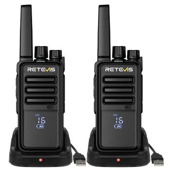 Retevis RT68H FRS Radio | License-Free | Type-C Charging | 1200mAh Battery | Rugged Construction | Hidden Display