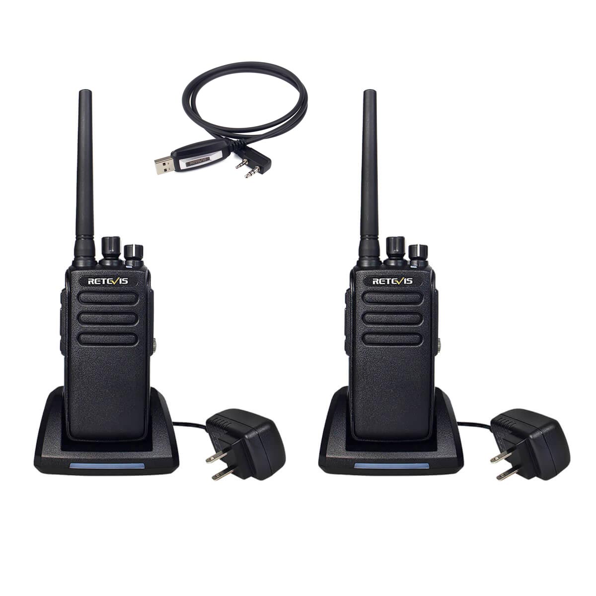 RT81 UHF Waterproof DMR Radio (2 Packs) with Programming Cable