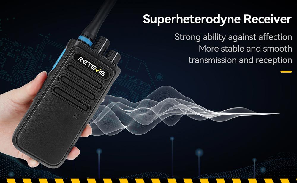 Superheterodyne Receiver for Retevis P1 UHF DMR Radio