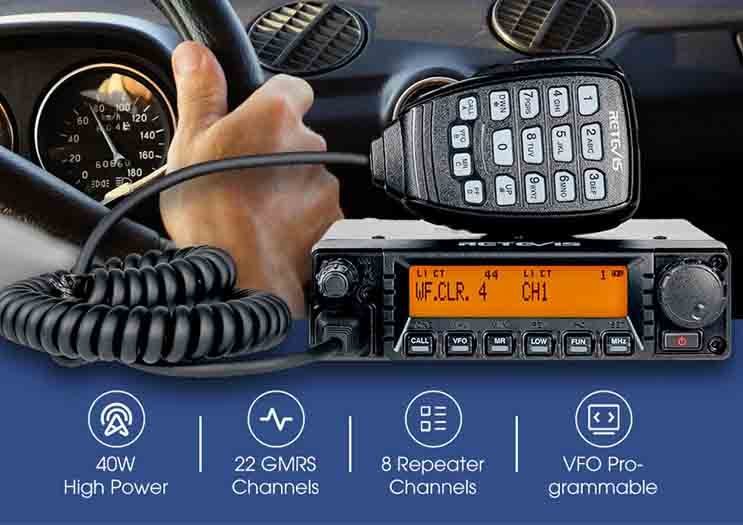 Familiar with your off-road mobile radio RA87