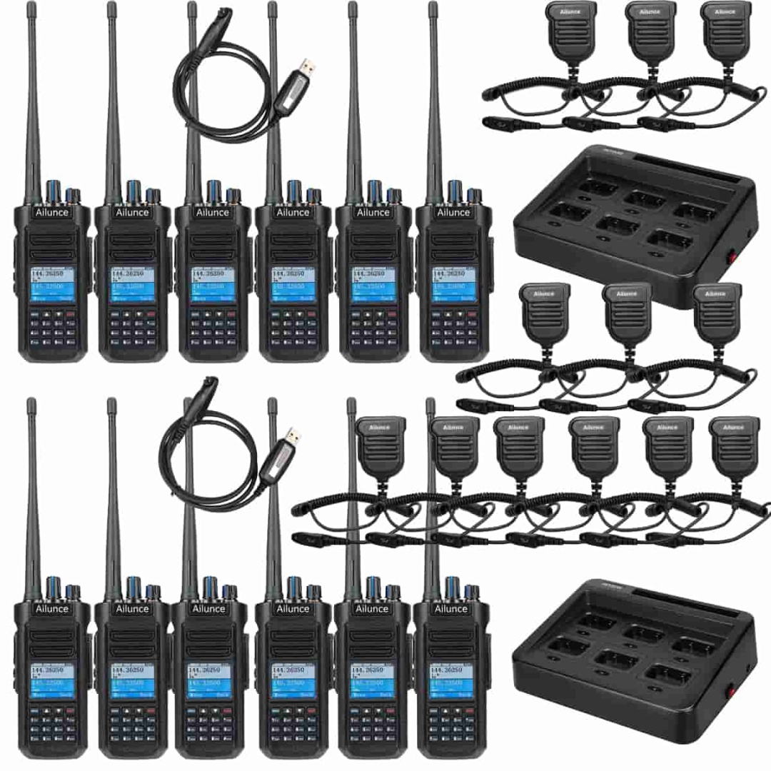Retevis amateur walkie-talkies are compatible with both digital and analog modes.