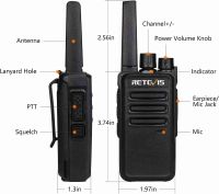 RT668 Portable Walkie talkies Business License Free Radio with Earpieces 20 Pack