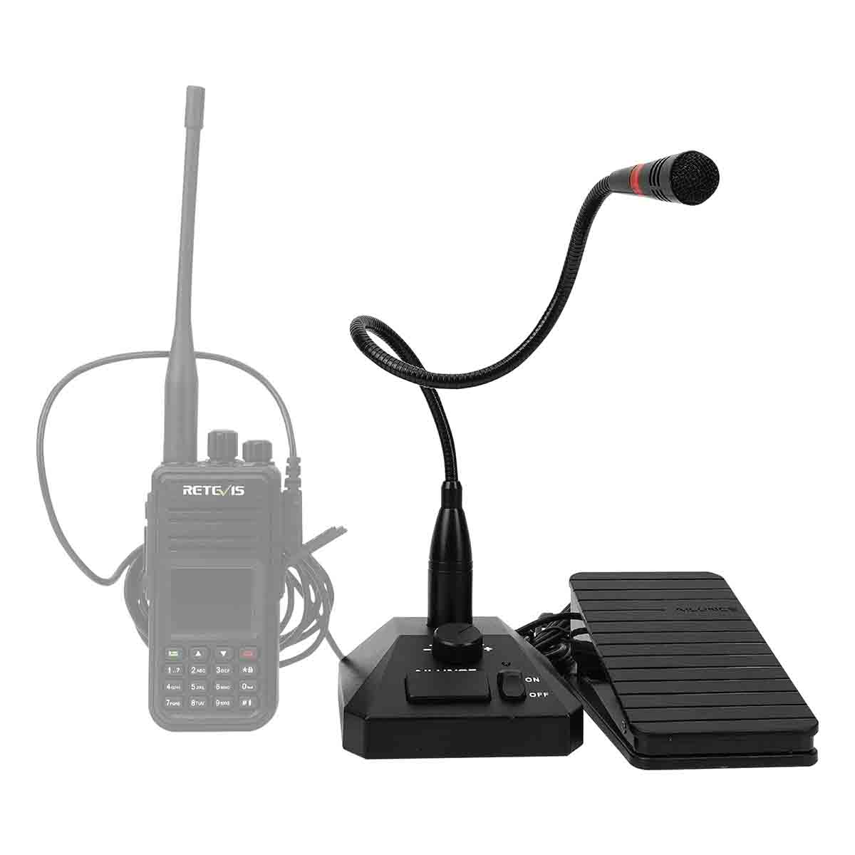 SM01 Desktop Microphone+FS01 Foot Switch