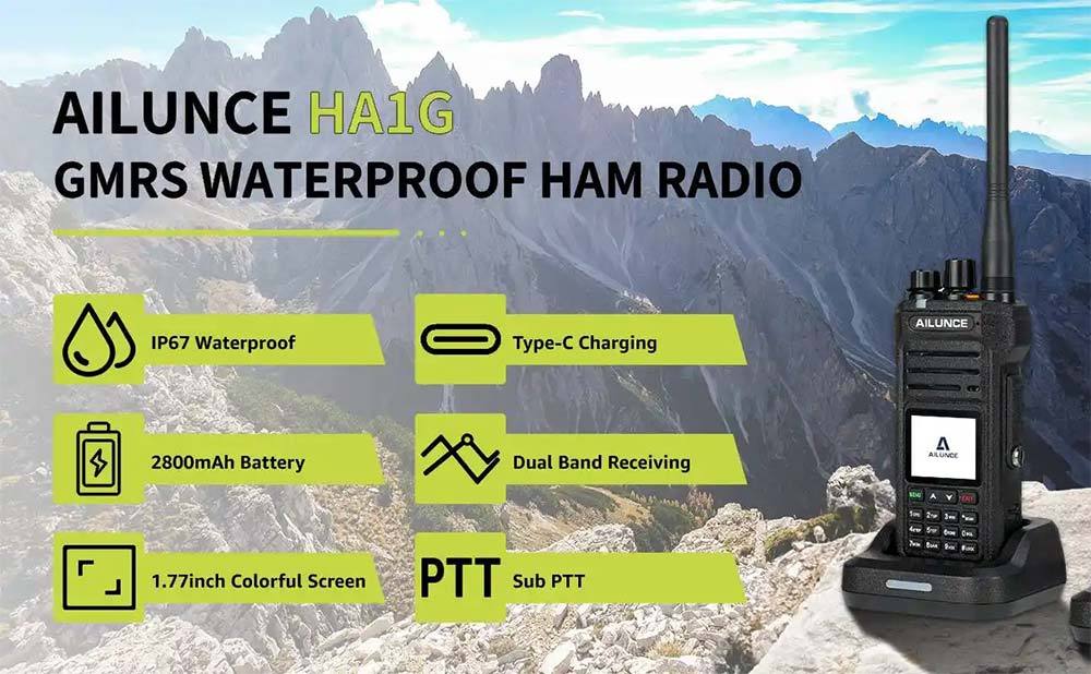 Various features of Retevis HA1G