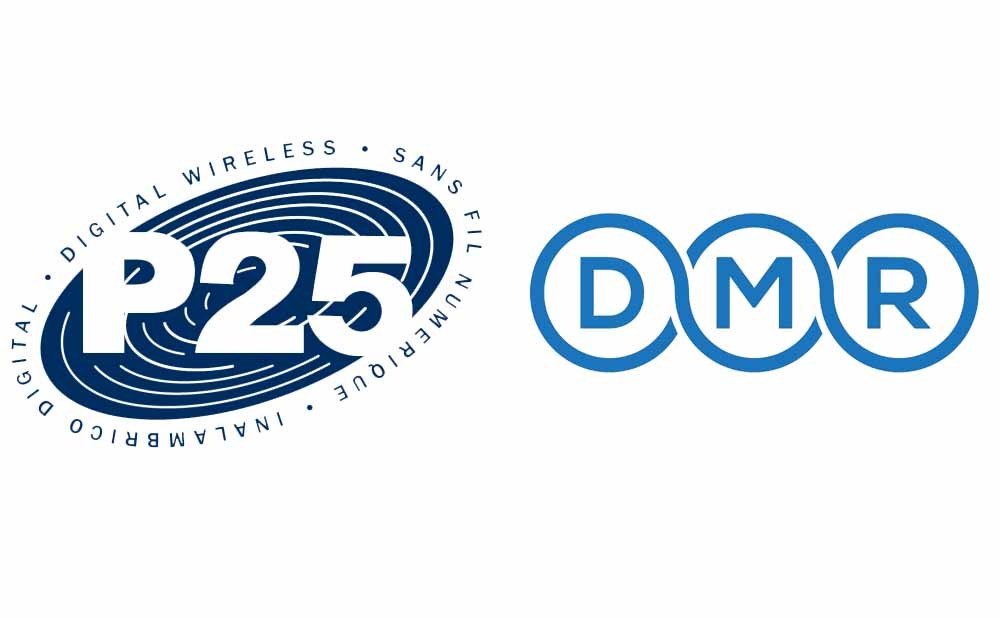 P25 and DMR two-way radios