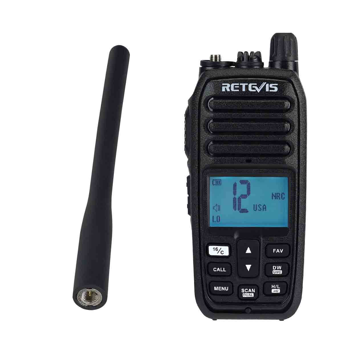 Retevis RM21 Noise Cancelling NOAA Floating Marine Radio VHF Radio