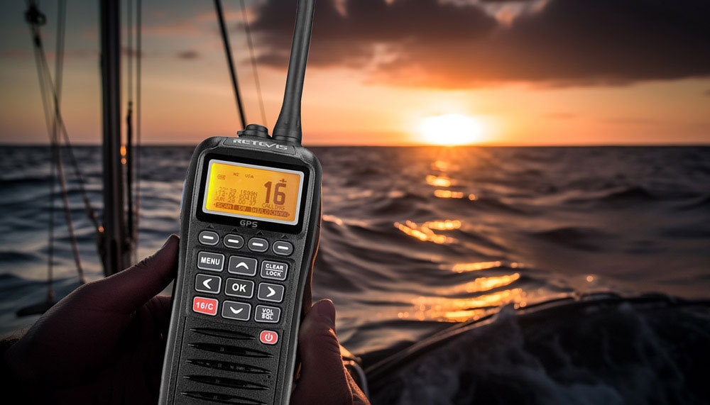 Handheld VHF DSC Marine Radio