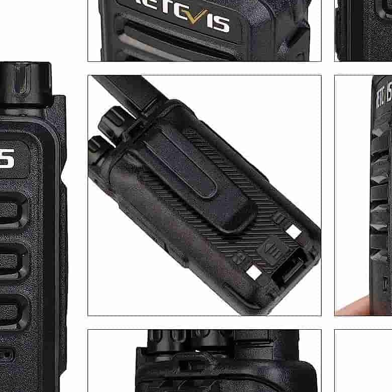 Retevis RT68 FRS Business Radio with Earpiece | License-Free | 1200mAh Battery | Rugged Construction | VOX