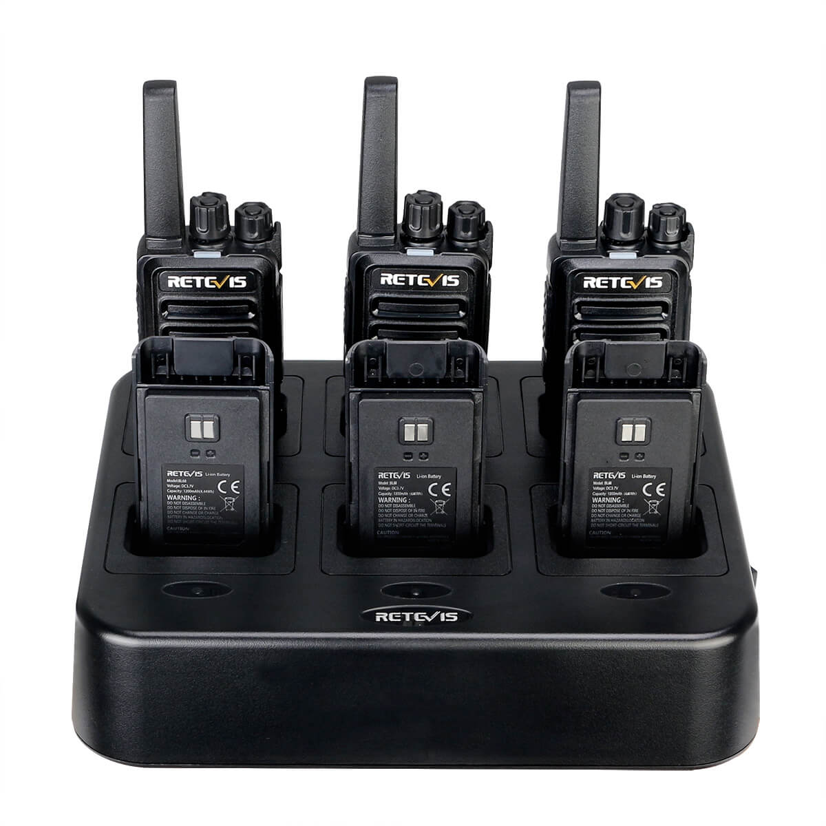 RT68 FRS Radio (6 Pack) with Multi-Unit Charger