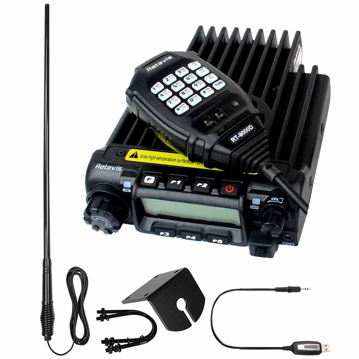 RT9000D High Power Mobile Radio with Radome Antenna kit