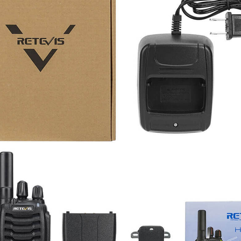 Retevis H777 FRS Radio 2 Packs | License-Free | USB-C Charging | 1000mAh Battery | VOX | Emergency Alarm