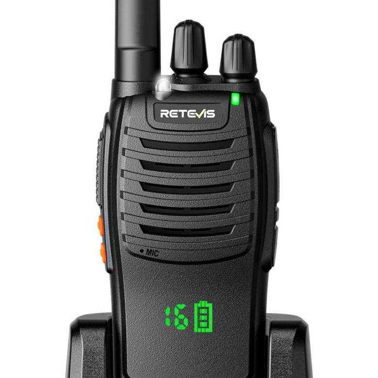 Retevis H777H FRS and PMR446 Radio | License-Free | Hidden Display | USB-C Charging | 1000mAh Battery | VOX