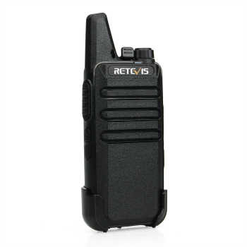 Retevis RT22 FRS Radio with C-Shape Coil Earpiece | License-Free | USB-C Charging | 1000mAh Battery | Lightweight | VOX