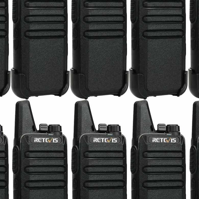 Retevis RT622 PMR446 Radio 10 Packs | License-Free | Lightweight | Long Battery Life | Clear Sound | VOX Hands-Free