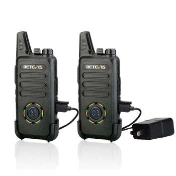 Retevis RT22S FRS Radio 2 Packs | License-Free | Channel Display | 1000mAh Battery | VOX
