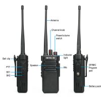 Retevis RT29 Rugged IP67 Waterproof Business Walkie Talkie with G-Shape Ear Hook Radio Earpiece