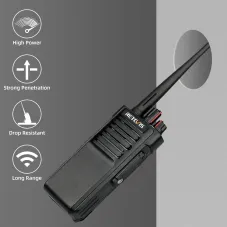 Retevis RT29 Long Range Waterproof Two Way Radio with Speaker Mic Bundle (10 Pack)