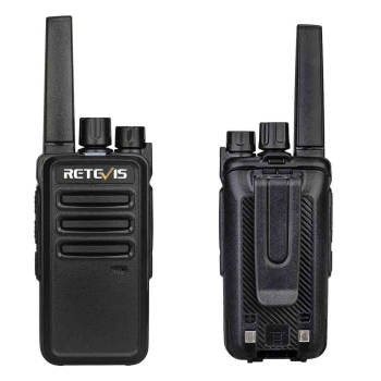 Retevis RT68 FRS Business Radio 10 Packs with Speaker Mics | License-Free | 1200mAh Battery | Rugged Construction | Hands-Free