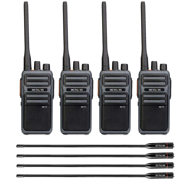  Retevis RB17V MURS Radio | License-Free | 4400mAh Battery | USB-C Charging | One-Key Alarm | VOX