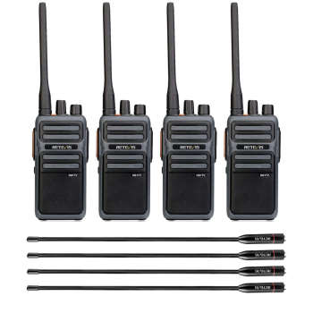  Retevis RB17V MURS Radio | License-Free | 4400mAh Battery | USB-C Charging | One-Key Alarm | VOX