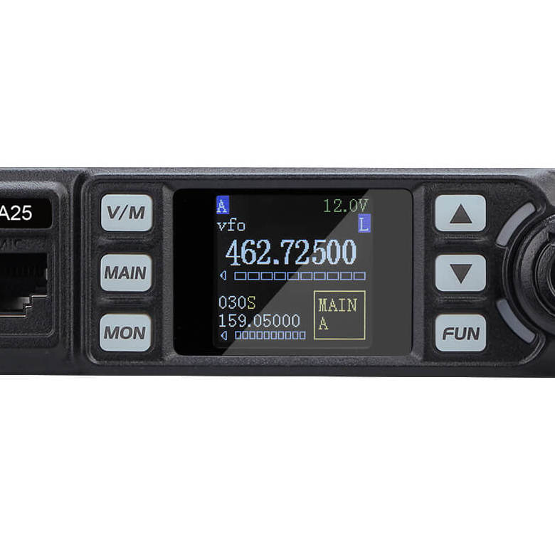 RA25 20W GMRS /  UV Dual Band Mobile Radio