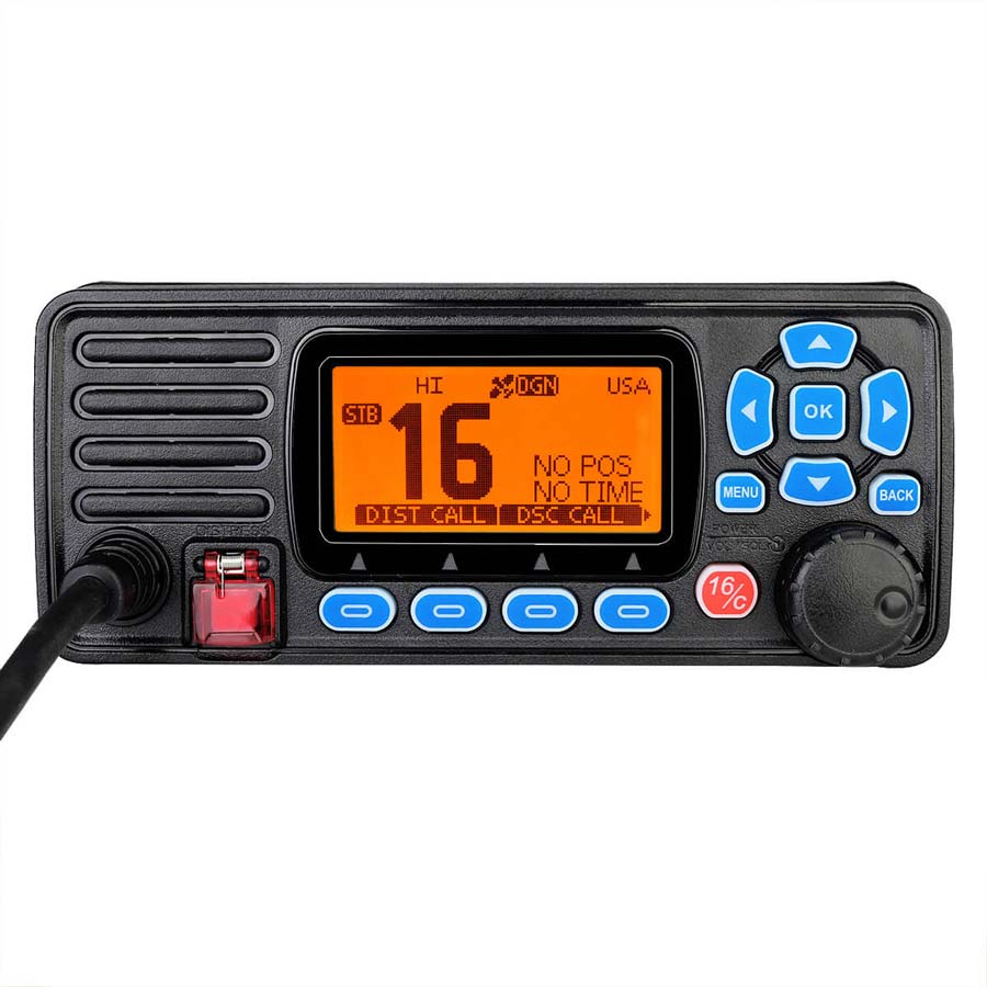 Retevis RA27 25W Waterproof Fixed Mount Marine VHF Radio with GPS