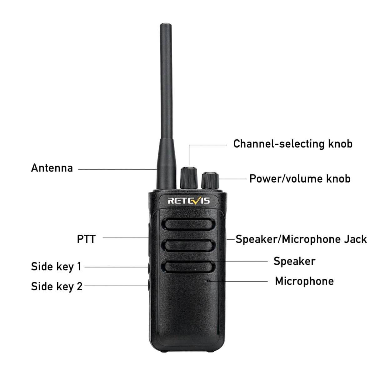 RB85 Intelligent Noise Reduction Long Distance Business Radios