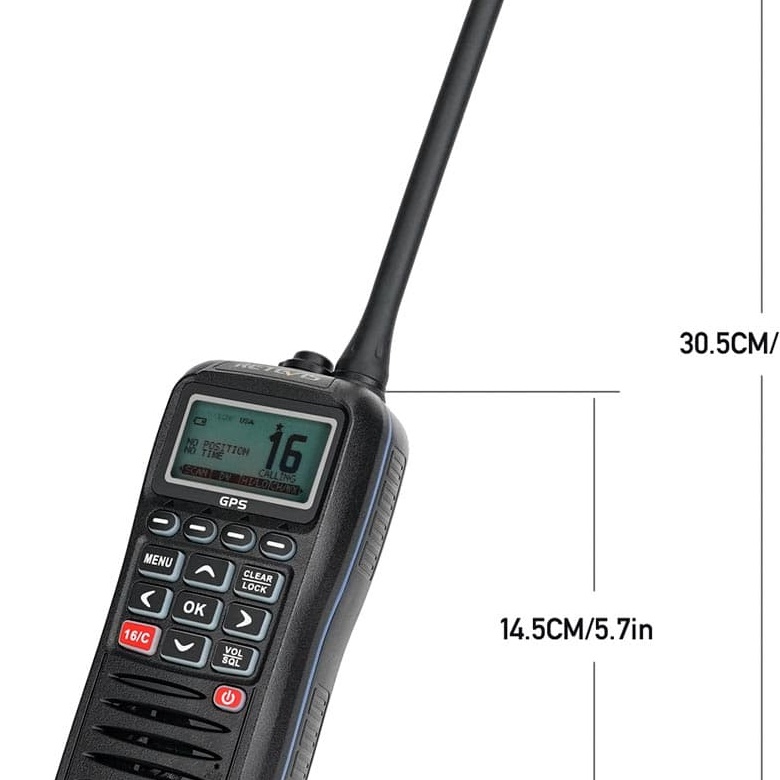 RM40 VHF Marine Radio with DSC and GPS For Boat Safety