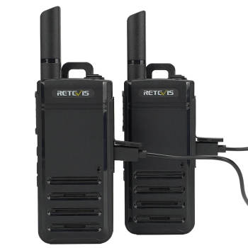 Retevis RB39 FRS Radio | License-Free | Lightweight | 1000mAh Battery | Type-C Charging | Emergency Alarm