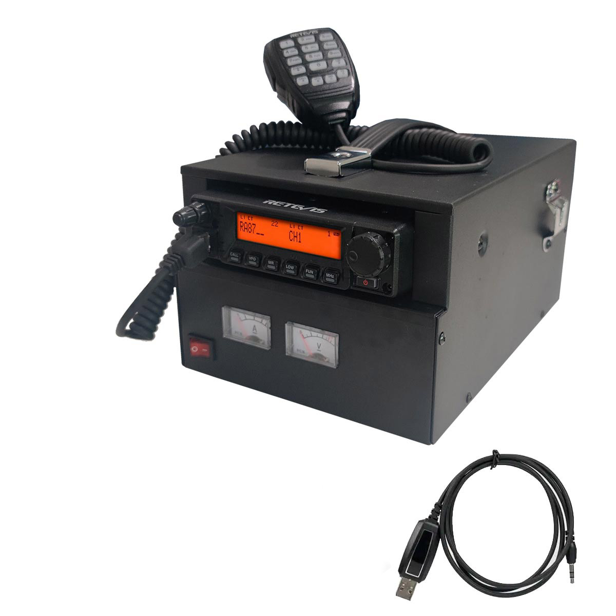 RMB87 40W Desktop Base Station Radio Kit