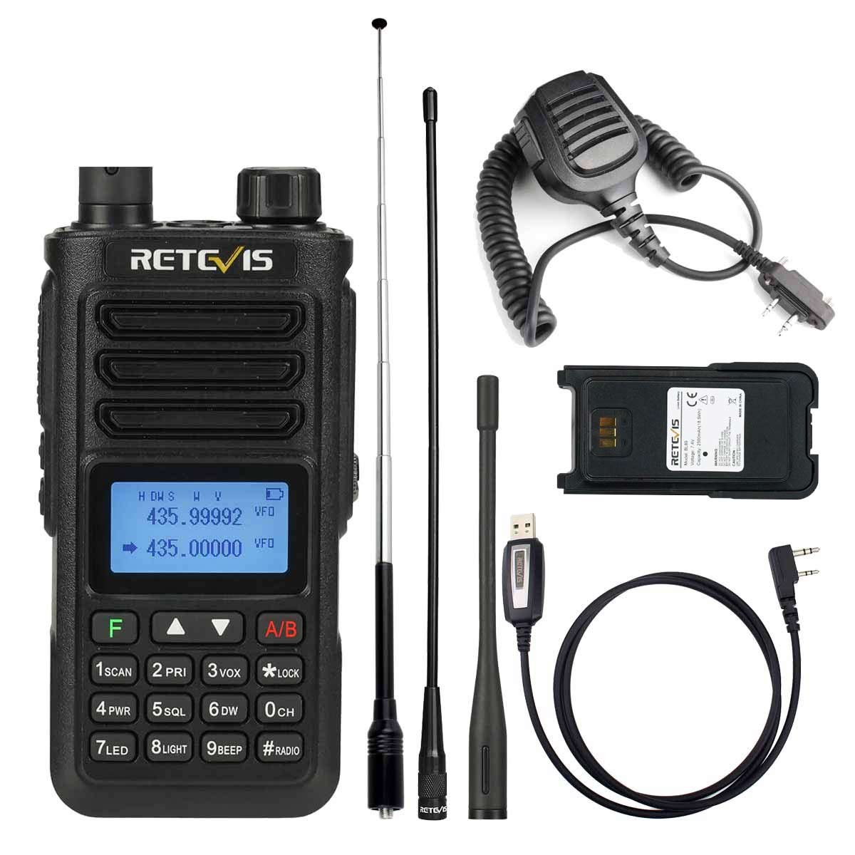 RA89 High Power Dual Band IP68 Waterproof Ham Radio kit