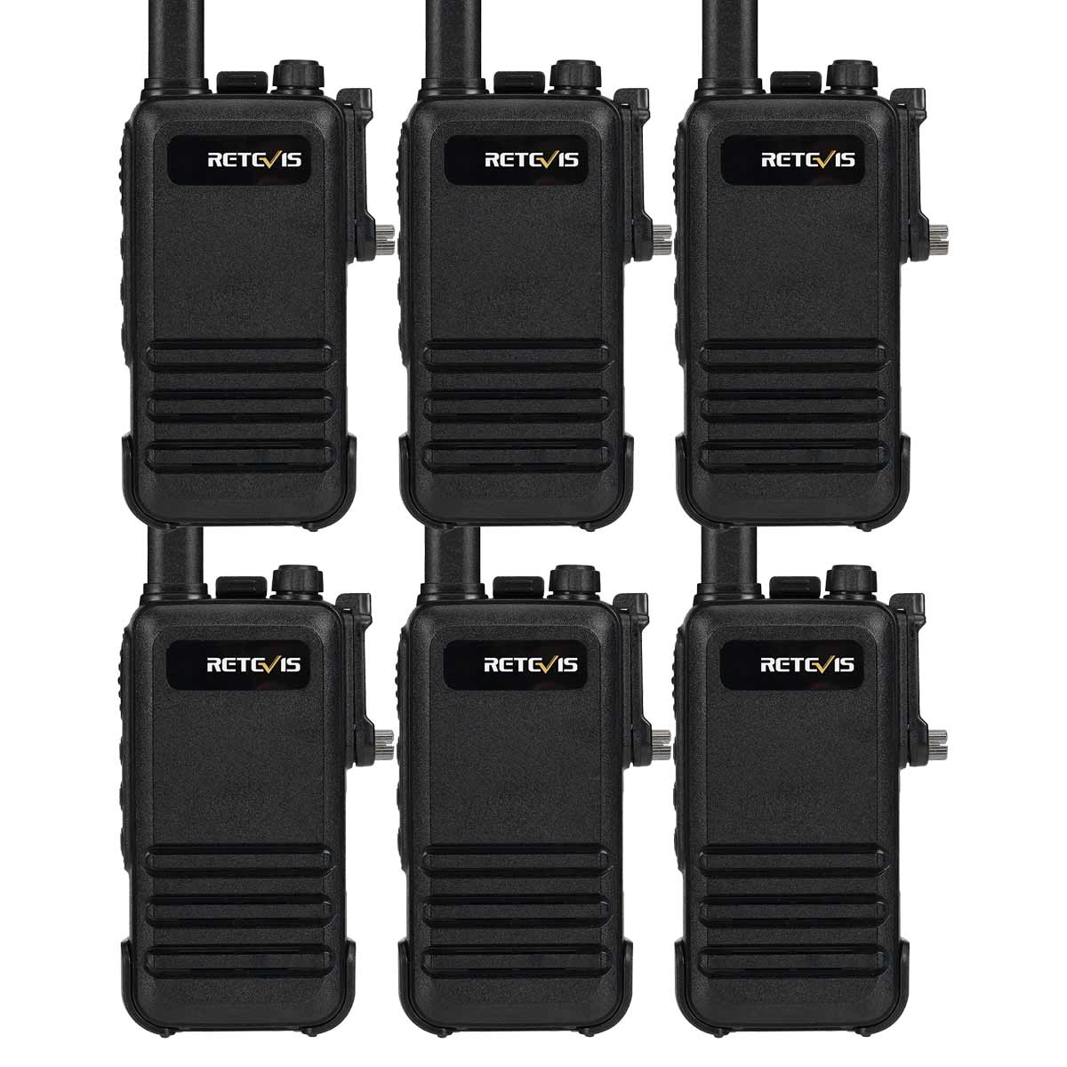RB47 Ultra-thin Waterproof License-Free Radio (6 Pack)