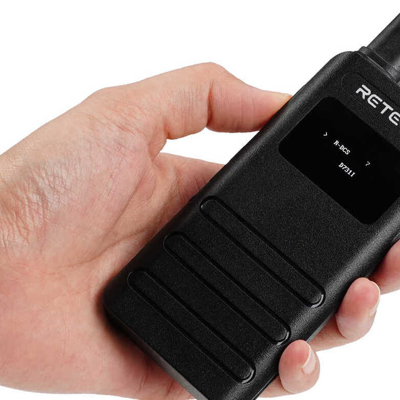 Retevis B3S FRS Radio | License-Free | Ultra-Thin | LCD Display | Long Battery Life | For Dental Offices