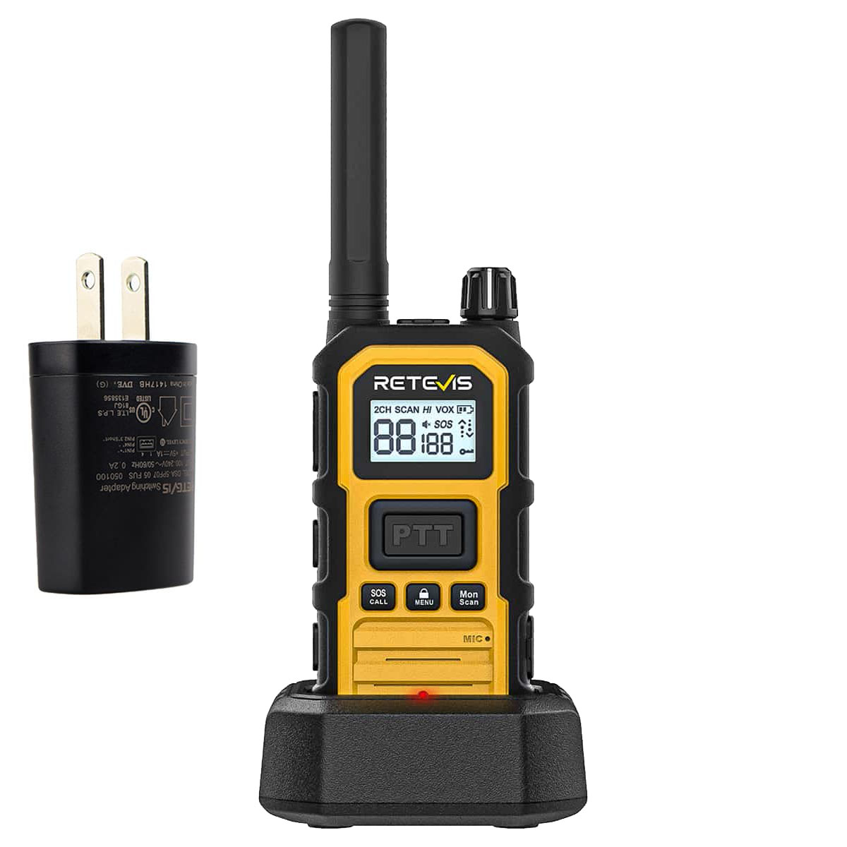 Retevis RB648P Long Range Advanced Triple Proof Heavy Duty Two Way Radio 