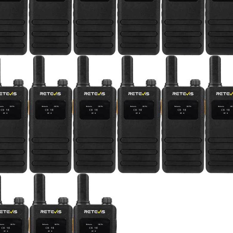 Retevis B3S FRS Radio | License-Free | Ultra-Thin | Type-C Charging | Long Battery Life | VOX Hands-Free