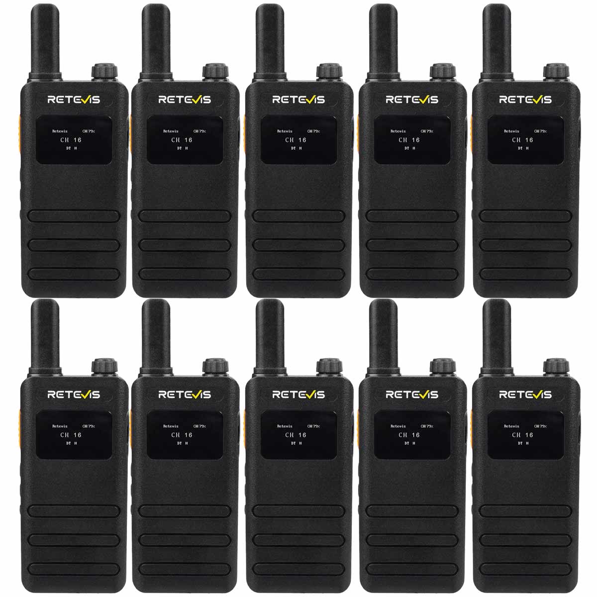 Retevis B3S License Free Two Way Radio Bundle