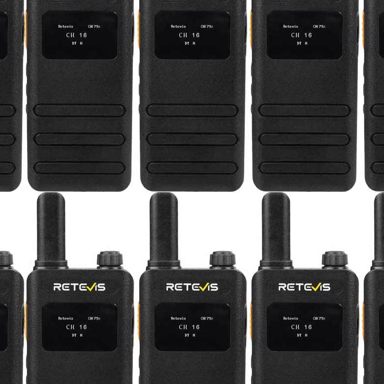 Retevis B3S FRS Radio | License-Free | Ultra-Thin | Type-C Charging | Long Battery Life | VOX Hands-Free