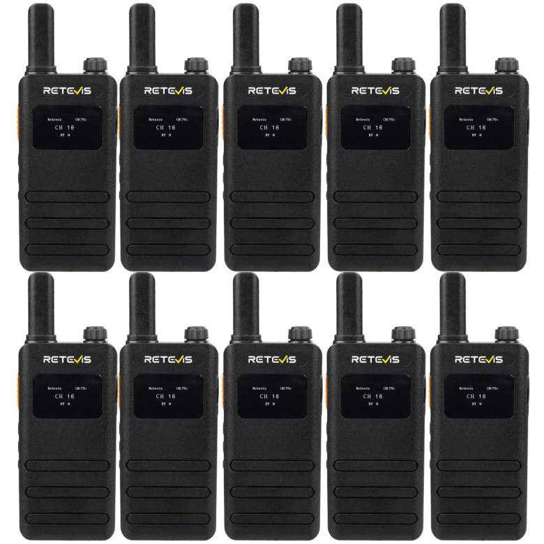 Retevis B3S FRS Radio | License-Free | Ultra-Thin | Type-C Charging | Long Battery Life | VOX Hands-Free