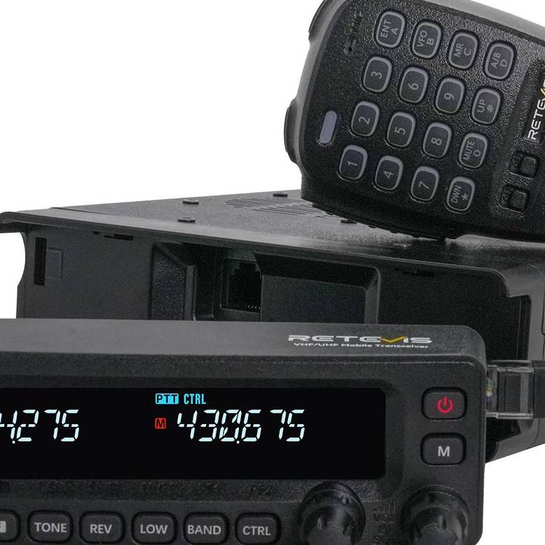 Retevis MA1 70W VHF 60W UHF High Power Amateur Ham Radio with Detachable Front Panel