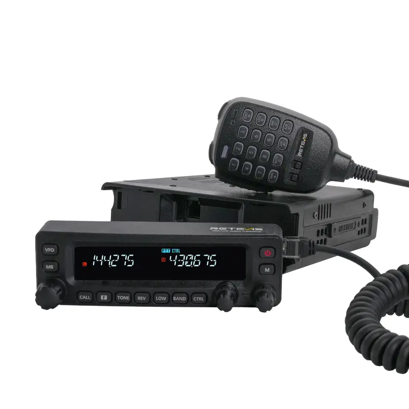 Retevis MA1 UHF VHF 50W High Power Amateur Ham Radio with Detachable Front Panel