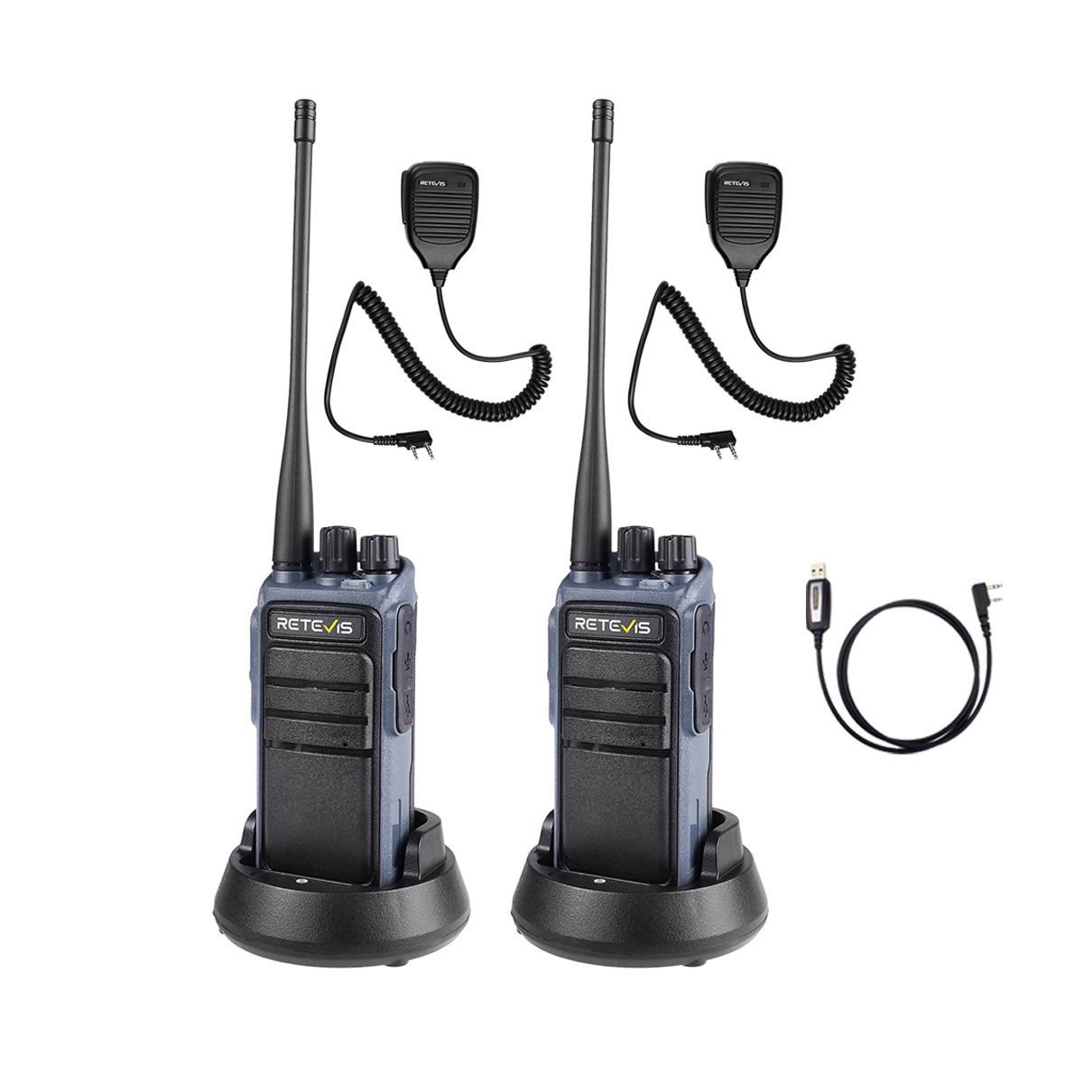 C64 Handheld UHF VHF Professional Voice Control Two Way Radio
