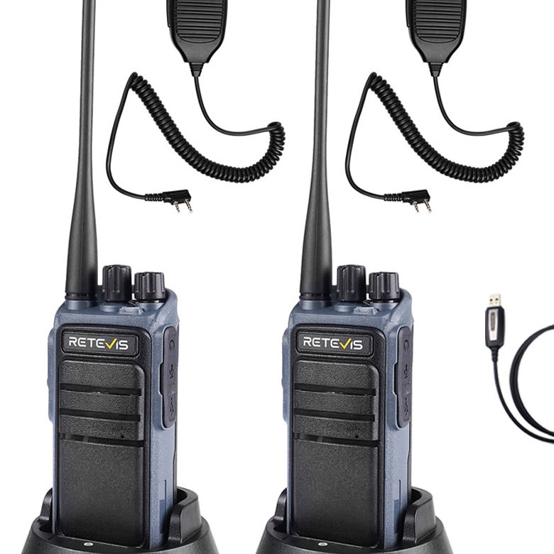 C64 Handheld UHF VHF Professional Voice Control Two Way Radio
