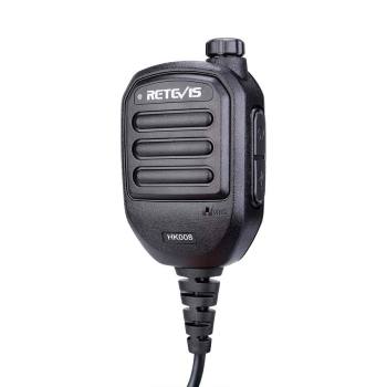 HK008 Remote Speaker Mic For Retevis A3 RA89R G Ailunce H1 Kenwood 2Pin Walkie Talkies