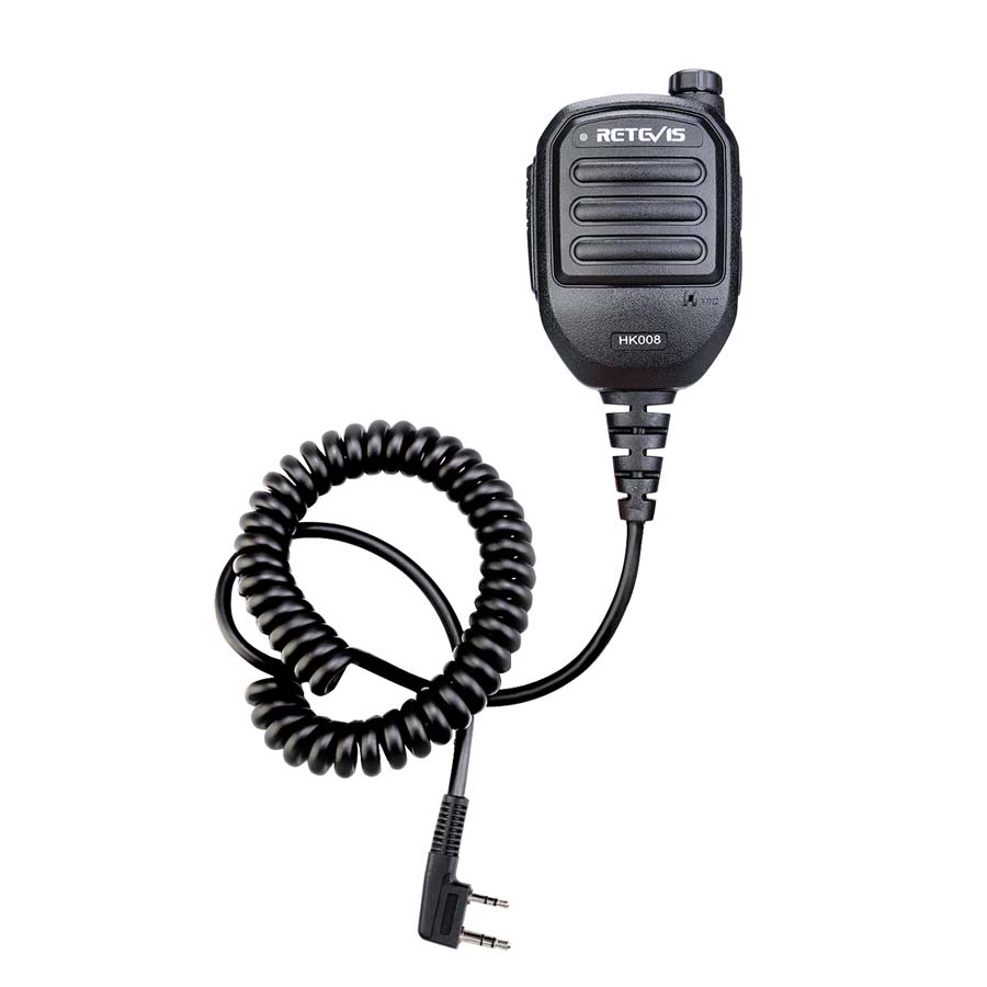 HK008 Remote Speaker Mic For Kenwood 2Pin Walkie Talkies