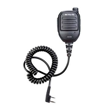 HK008 Remote Speaker Mic For Retevis A3 RA89R G Ailunce H1 Kenwood 2Pin Walkie Talkies