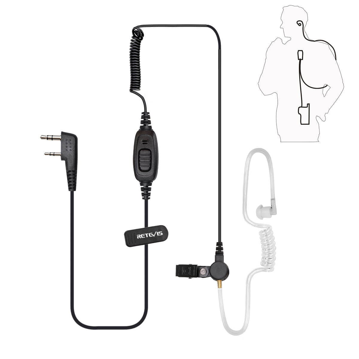 RT22 Small Business Radios with Earpiece Kit (20 Pack)