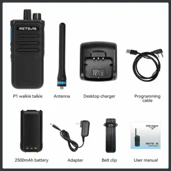 P1 Long Range Superhet AES256 UHF DMR Radio