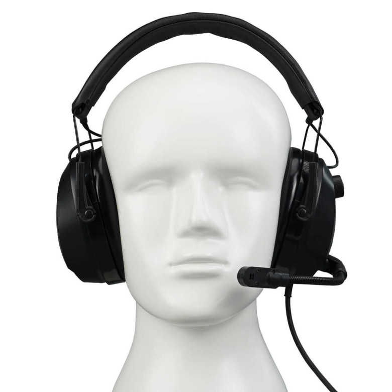 EHK012 Over-the-Head Noise Cancelling Two Way Radio Headset