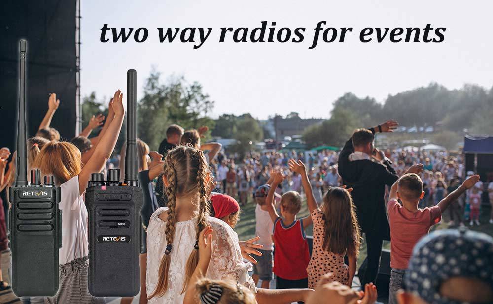 Retevis two way radios for event coordinators